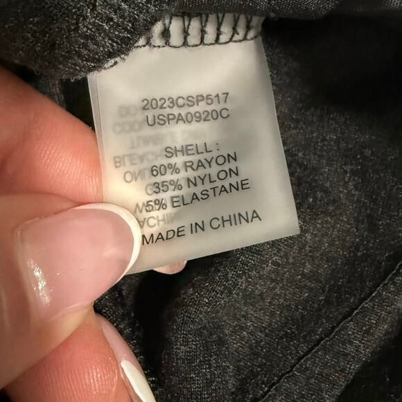 Universal Standard Charcoal Gray Smart Signature Ponte Pants size 10 / 12 / XS - Picture 5 of 11